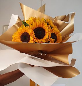 BIG BOUQUET PREMIUM GIRASOLES DORADO