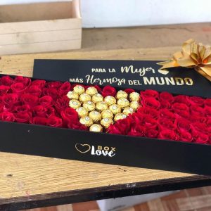 Box Rectangular Con Frase Personalizada Premium Cómplices