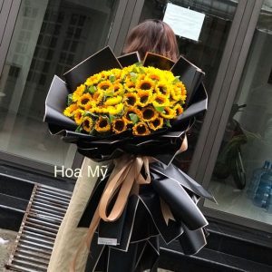 BIG BOUQUET DE 30 GIRASOLES TALLOS LARGOS