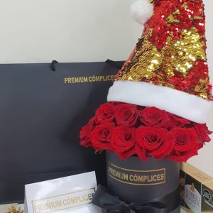 BOX PREMIUM CÓMPLICES GORRITO NAVIDEÑO