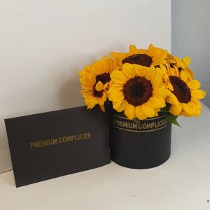 BOX PREMIUM DE GIRASOLES (BLACK)